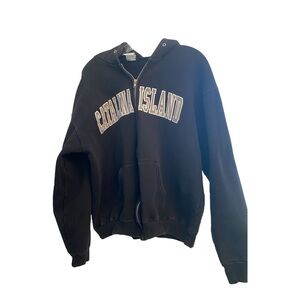 Catalina Island Black Hoodie Jacket Xl